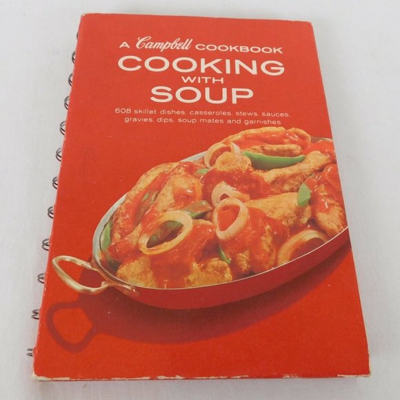 1970s Campbell Cookbook Cooking With Soup 608 Skillet Casseroles Stews Recipes - Picture 1 of 12